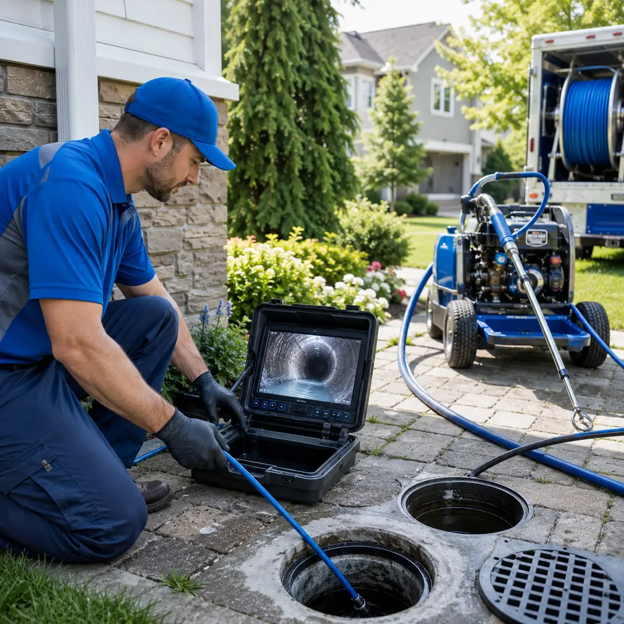 Outdoor drain cleaning professionals serving Grantville, KS